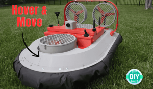 RC Hovercraft Combines Lift, Thrust, and Terrain Adaptability