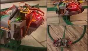 Use of Control Moment Gyroscopes Stabilizes Monorail Train