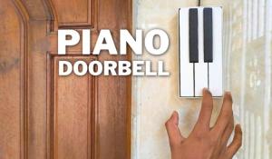 DIY Piano Doorbell Replaces Classic Chime Sound