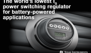 Power Switching Regulator with Low Quiescent Current Extends Battery Life in Internet of Things Designs