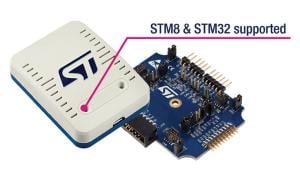 STLINK-V3 probe for programming and debugging STM8 and STM32 microcontrollers