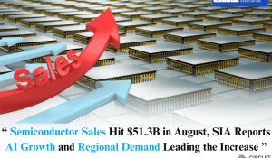 Global Semiconductor Sales Hits $51.3B