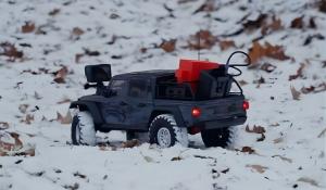 AI-Powered RC Car Explores Winter Wilderness Autonomously