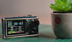 Smart clock with Air quality monitoring, Pomodoro timer, Alarm and a mini retro game