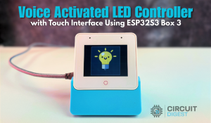 Voice Activated LED Controller with Touch Interface Using ESP32S3 Box 3